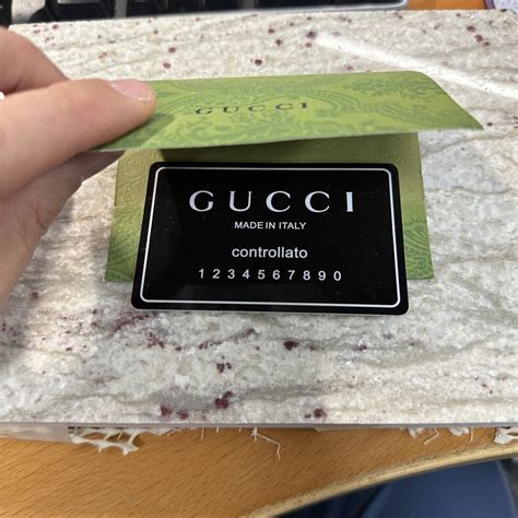 fake mens gucci|gucci authenticity card.